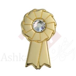 سنجاق سینه طرح روبان هپی رز