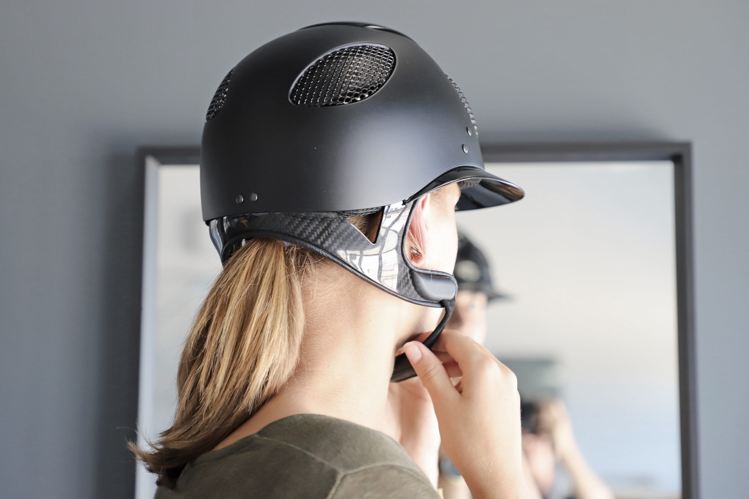 کلاه سوارکاری First Lady Leather 2X برند GPA