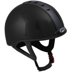 کلاه سوارکاری JUP12X BLACK LEATHER برند GPA