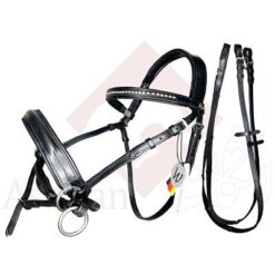 کلگی چرم جلو نگین دار دست جلو پارچه برند waldhausen