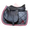 زین اسب چرم مشکی