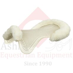 پد  زیر زین ژلی پشمی سفید acavallo