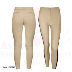 شلوار سوارکاری زنانه سیلیکون کرم Smile Saddel کد - 903245